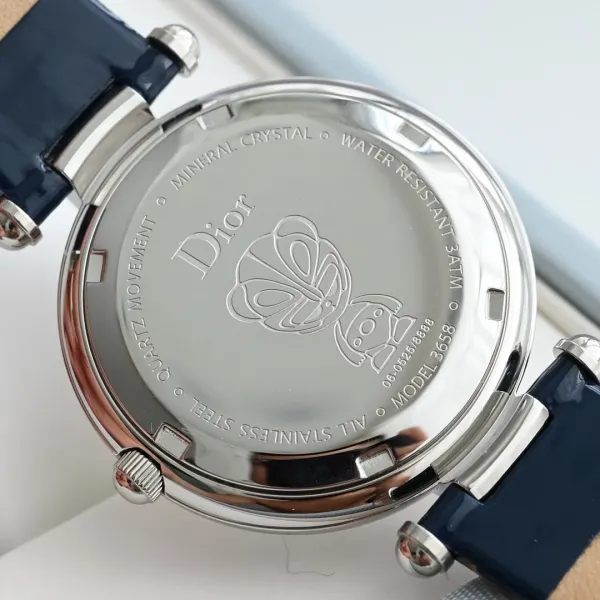 Dior La D de Dior Starry Blue Dial Rose Gold Watch Watches - 20