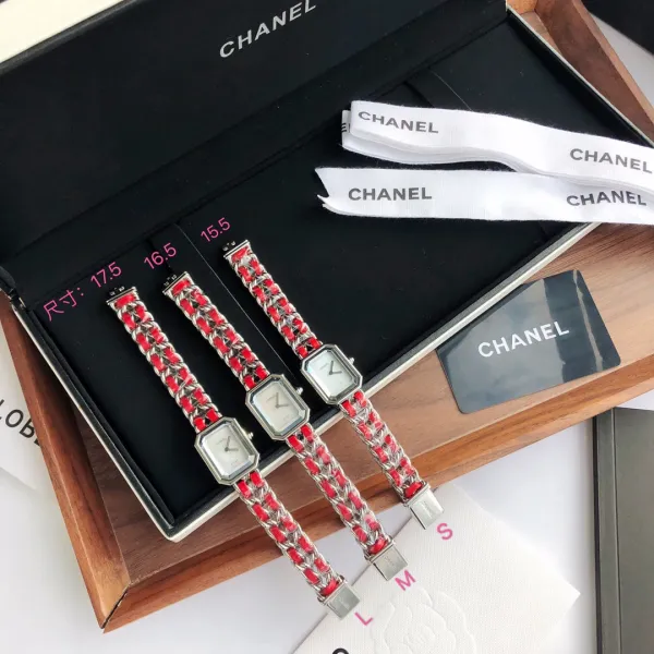 Chanel Première Édition Originale Gray Dial Silver-Tone Chain Watch Watches - 37