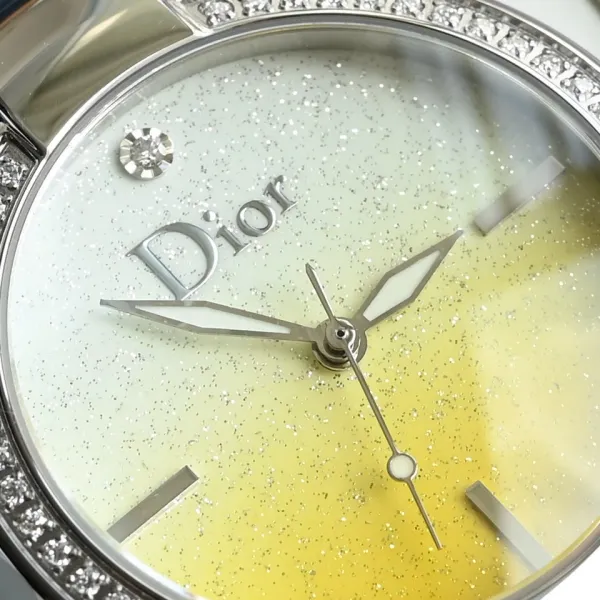 Dior La D de Dior Starry Blue Dial Rose Gold Watch Watches - 38