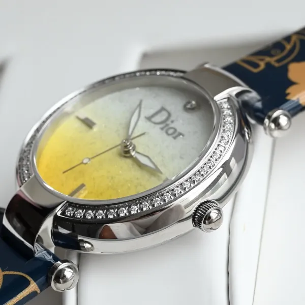 Dior La D de Dior Starry Blue Dial Rose Gold Watch Watches - 49