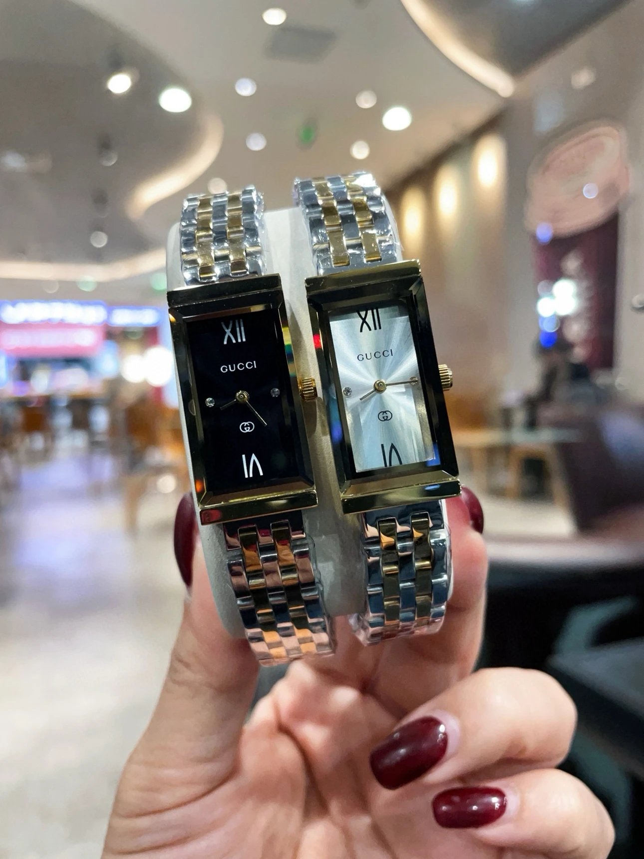 Gucci Watches G-Frame rectangular bracelet watch image 8