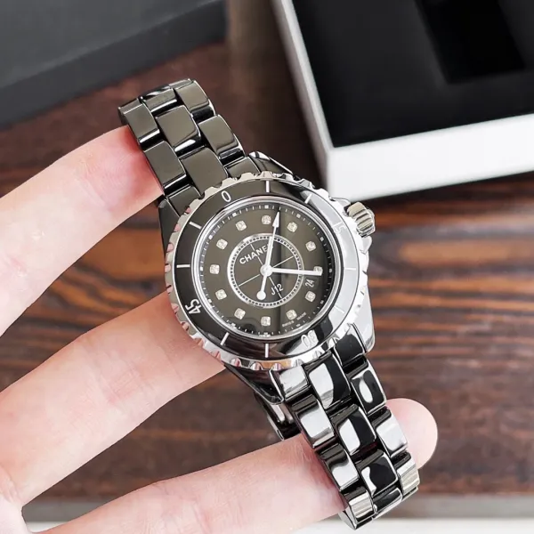 Chanel J12 White Ceramic Watch Watches - 24
