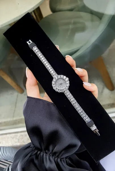Cartier Love Bracelet and Paved Crystal Watch Rose Gold Women's Accessories Set Jewelry - 33