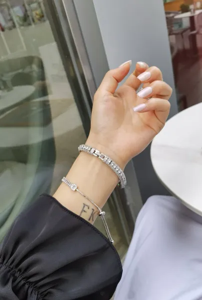 Cartier Love Bracelet and Paved Crystal Watch Rose Gold Women's Accessories Set Jewelry - 44