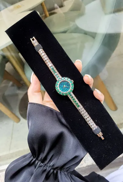 Cartier Love Bracelet and Paved Crystal Watch Rose Gold Women's Accessories Set Jewelry - 34