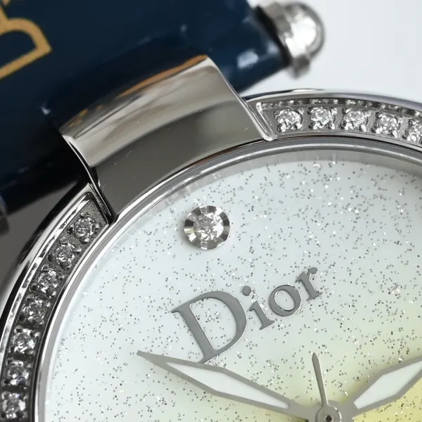 Dior La D de Dior Starry Blue Dial Rose Gold Watch Watches - 41