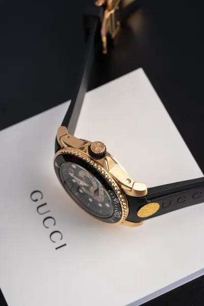 Gucci Dive Snake White Gold Watch Watches - 25