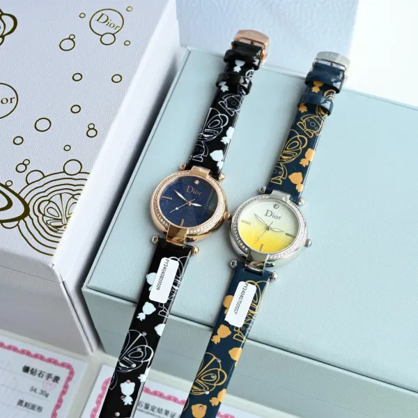 Dior La D de Dior Starry Blue Dial Rose Gold Watch Watches - 66