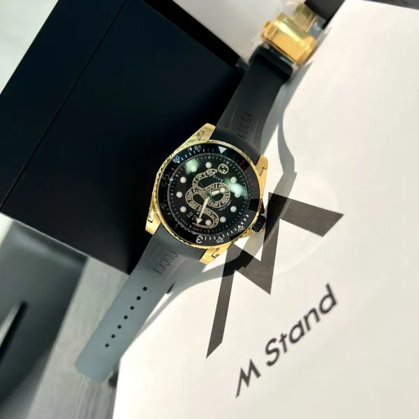 Gucci Dive Snake White Gold Watch Watches - 9
