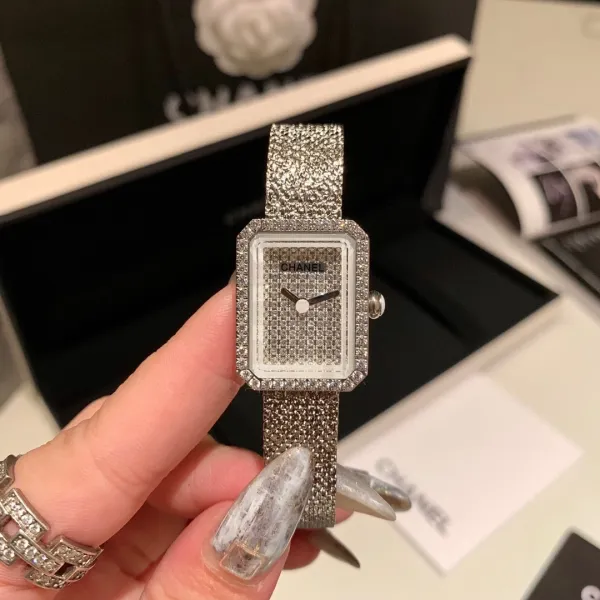 Chanel Première Black Diamond-Set Quartz Watch Watches - 6