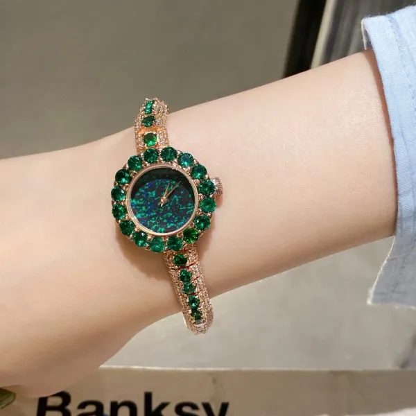 Cartier Love Bracelet and Paved Crystal Watch Rose Gold Women's Accessories Set Jewelry - 61