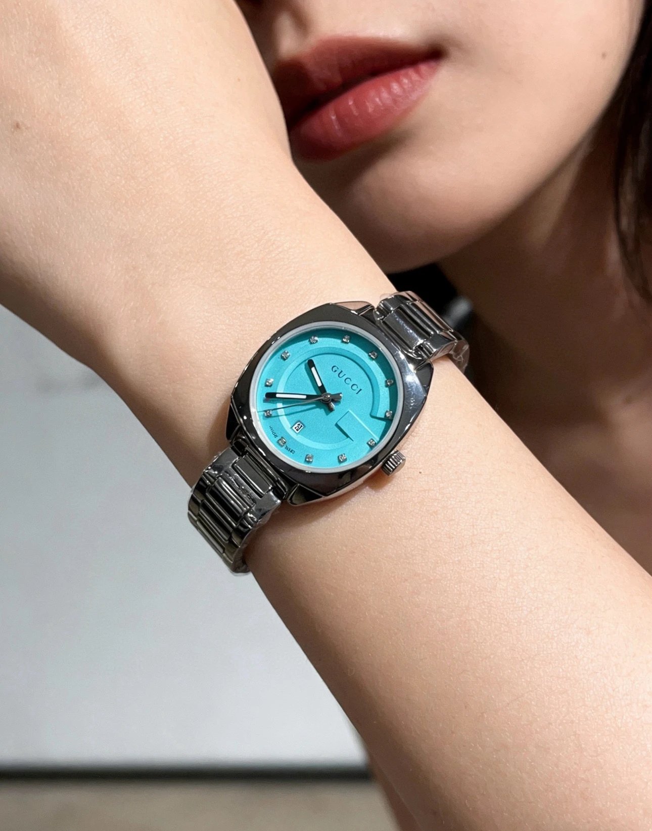 Gucci Watches G-logo dial stainless steel bracelet watch image 4