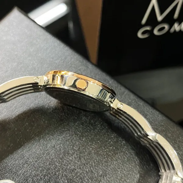 Movado Museum Classic Mother-of-Pearl Dial Gold-Tone and Stainless Steel Watch Watches - 38