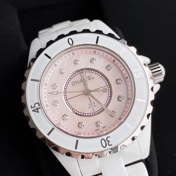 Chanel J12 White Ceramic Watch Watches - 12