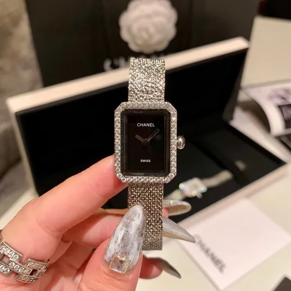 Chanel Première Black Diamond-Set Quartz Watch Watches - 8