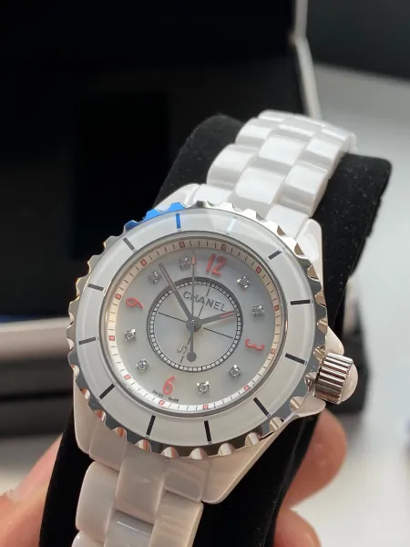 Chanel J12 White Ceramic Watch Watches - 40