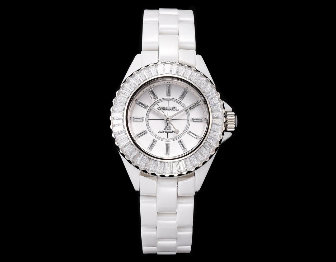Chanel Watches J12 ceramic bracelet watch with crystal-set bezel image 2
