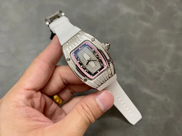 Richard Mille RM 07-01 Pink Sapphire Diamond Watch Watches - 14