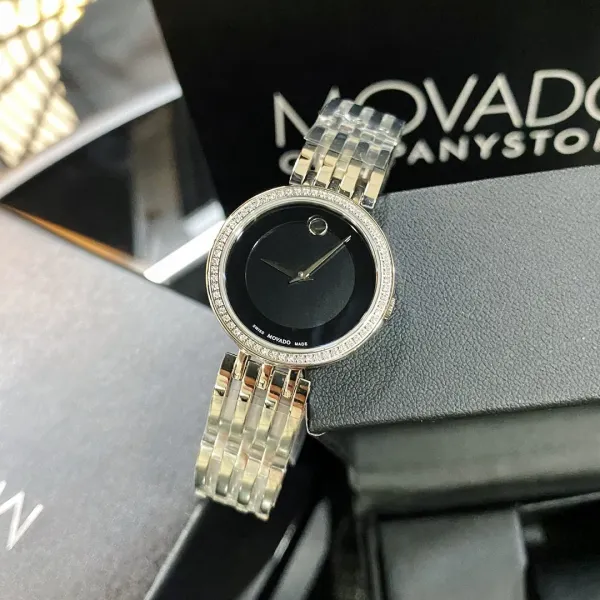 Movado Museum Classic Mother-of-Pearl Dial Gold-Tone and Stainless Steel Watch Watches - 13