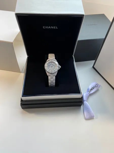 Chanel J12 White Ceramic Watch Watches - 41