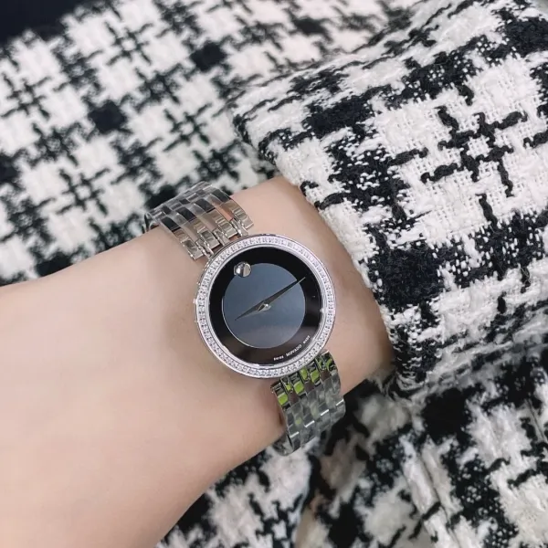 Movado Museum Classic Mother-of-Pearl Dial Gold-Tone and Stainless Steel Watch Watches - 6