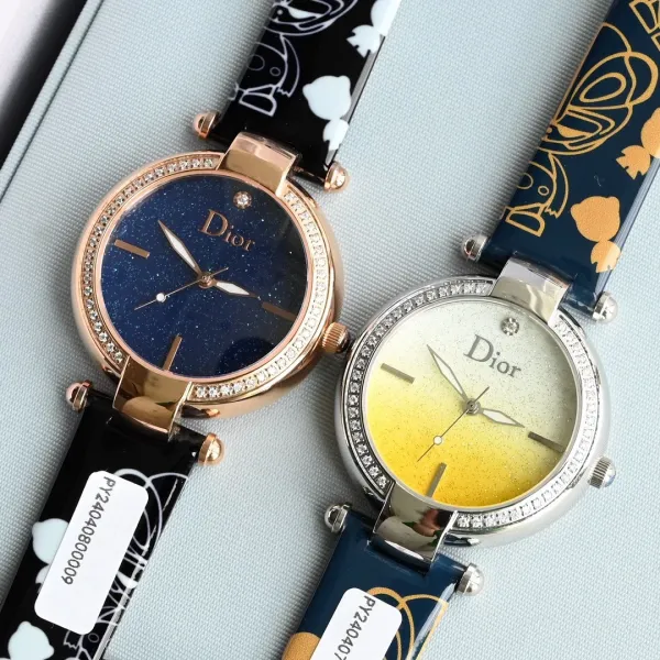 Dior La D de Dior Starry Blue Dial Rose Gold Watch Watches - 68