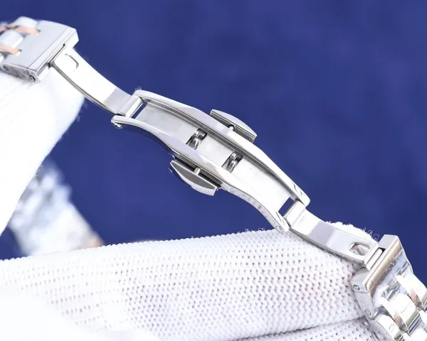 Chanel Mademoiselle Privé Camellia Pearl Dial Diamond Bezel Stainless Steel Watch Watches - 10