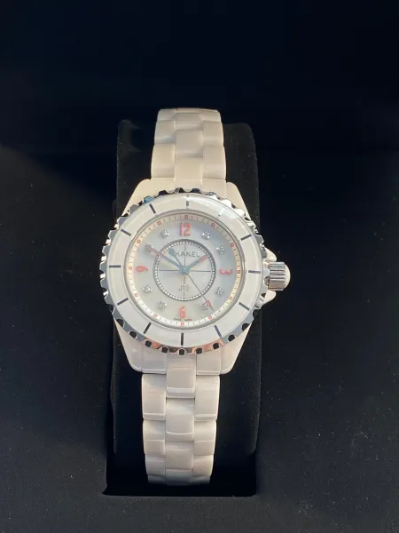 Chanel J12 White Ceramic Watch Watches - 39