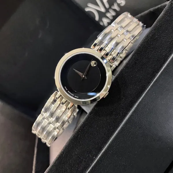 Movado Museum Classic Mother-of-Pearl Dial Gold-Tone and Stainless Steel Watch Watches - 20