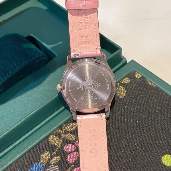 Gucci G-Timeless Pink Dial Stainless Steel Watch Watches - 22
