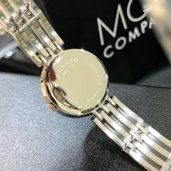 Movado Museum Classic Mother-of-Pearl Dial Gold-Tone and Stainless Steel Watch Watches - 39