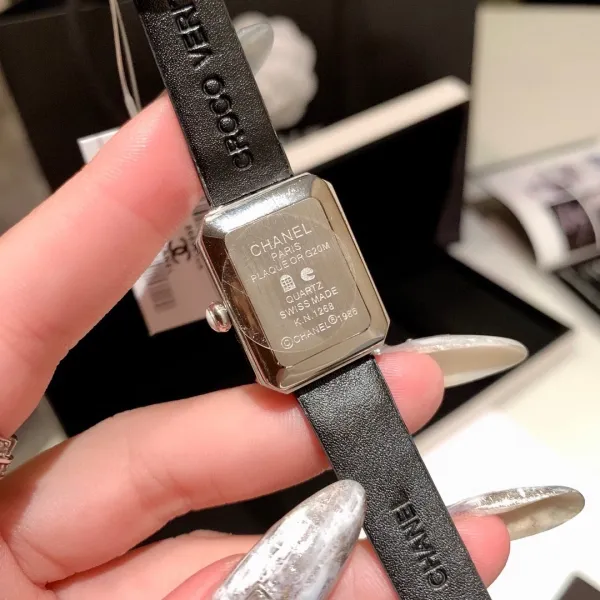 Chanel Première Black Diamond-Set Quartz Watch Watches - 18
