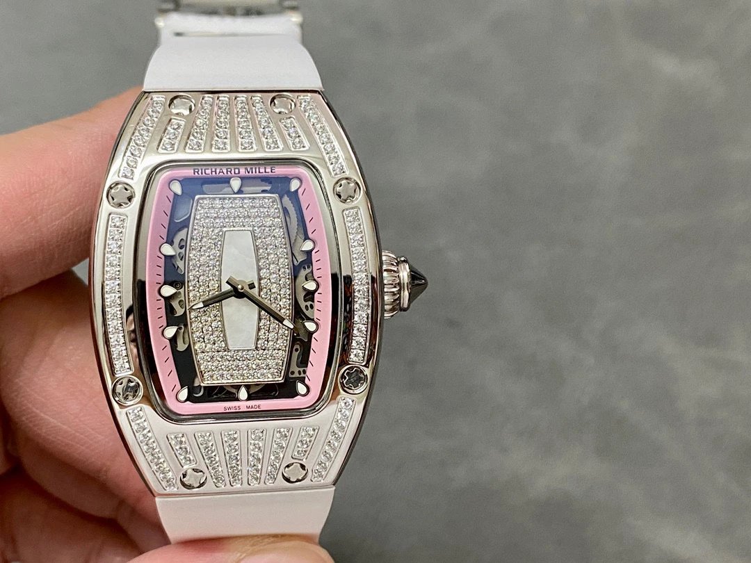 Richard Mille Watches RM 007-1 diamond-set tonneau watch image 4