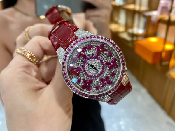 Van Cleef & Arpels Poetic Complications Midnight Bloom Blue Sapphire and Diamond Watch Watches - 33