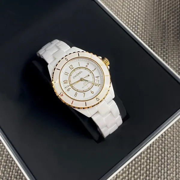 Chanel J12 H9540 White Ceramic Mechanical Watch Watches - 32