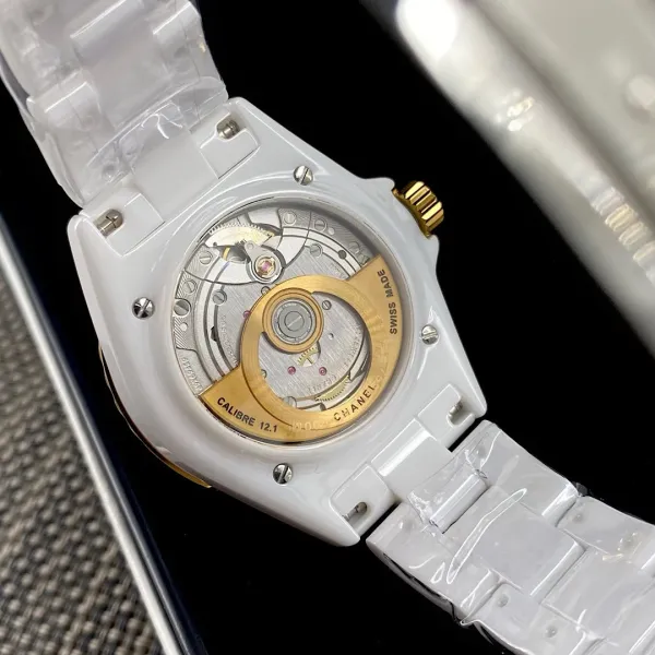 Chanel J12 H9540 White Ceramic Mechanical Watch Watches - 39