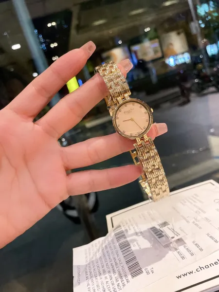 Dior La D de Dior Black Dial Gold-Tone Watch Watches - 30