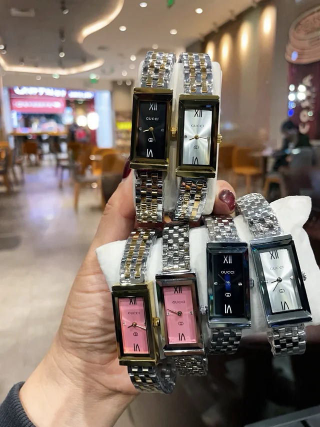 Gucci Watches G-Frame rectangular bracelet watch product detail image 43