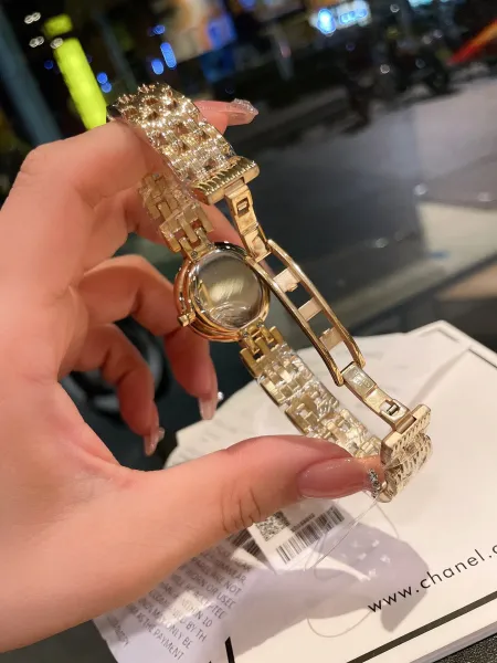 Dior La D de Dior Black Dial Gold-Tone Watch Watches - 29