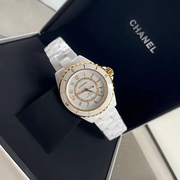Chanel J12 H9540 White Ceramic Mechanical Watch Watches - 35