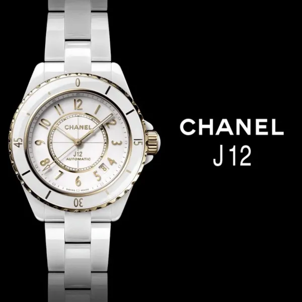 Chanel J12 H9540 White Ceramic Mechanical Watch Watches - 8