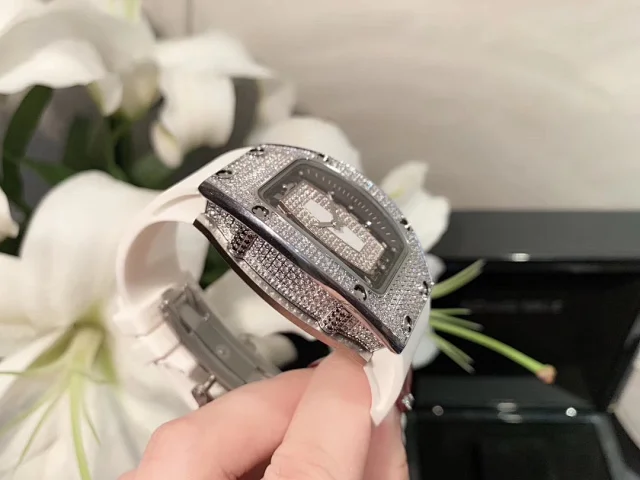 Richard Mille Watches RM 007-1 diamond-set tonneau watch product detail image 5