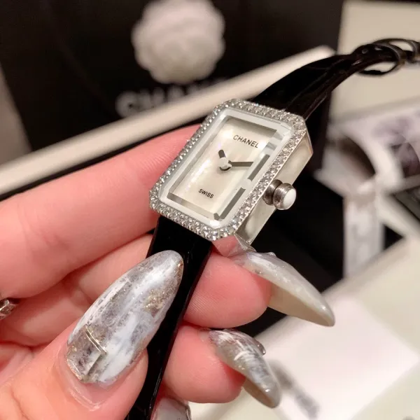 Chanel Première Black Diamond-Set Quartz Watch Watches - 17