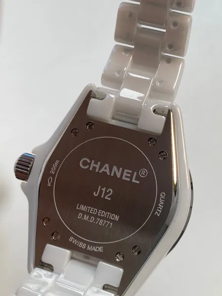 Chanel J12 White Ceramic Watch Watches - 44