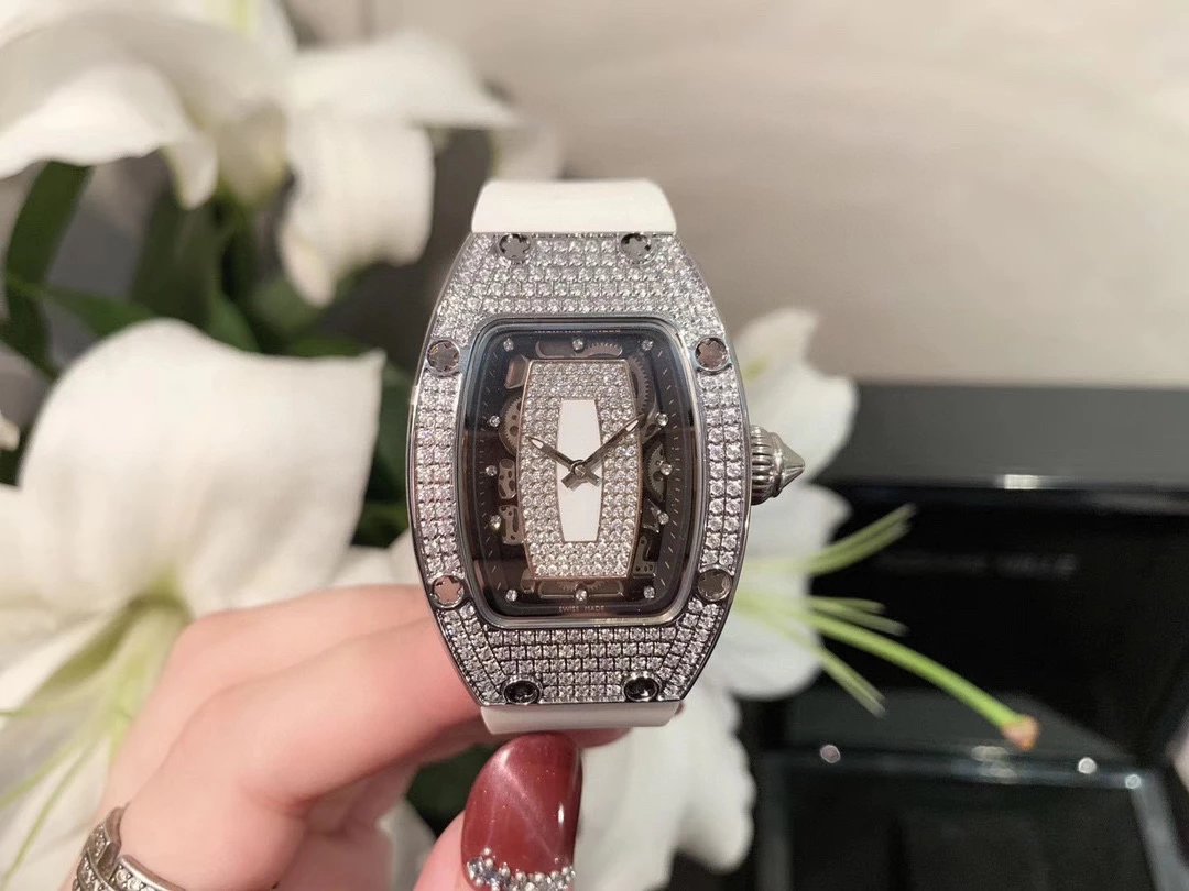 Richard Mille Watches RM 007-1 diamond-set tonneau watch image 2