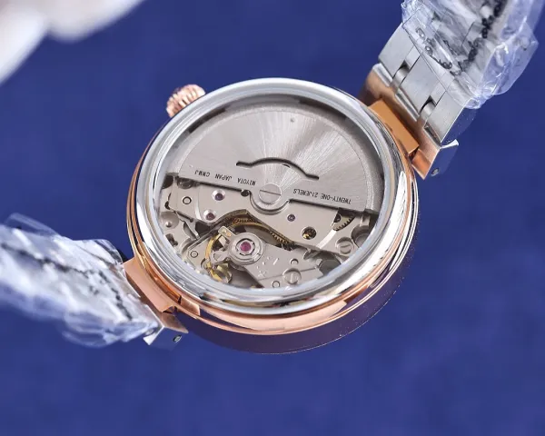 Chanel Mademoiselle Privé Camellia Pearl Dial Diamond Bezel Stainless Steel Watch Watches - 11