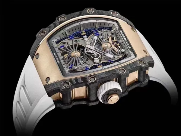 Richard Mille RM 21-01 Tourbillon Aerodyne Rose Gold Carbon Fiber Watch Watches - 6