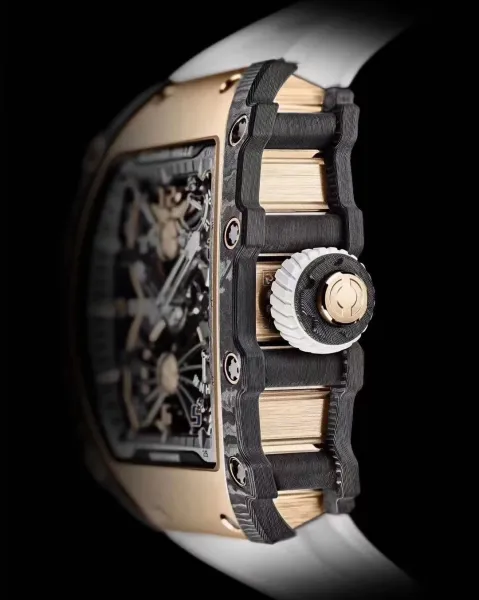 Richard Mille RM 21-01 Tourbillon Aerodyne Rose Gold Carbon Fiber Watch Watches - 8