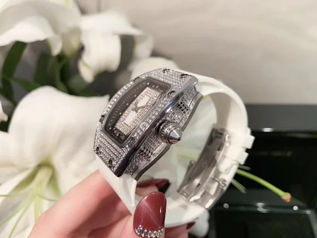 Richard Mille Watches RM 007-1 diamond-set tonneau watch product detail image 6