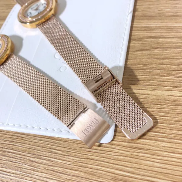 Design Piaget Limelight Gala Diamond-Set Silver Mesh Watch Watches - 8